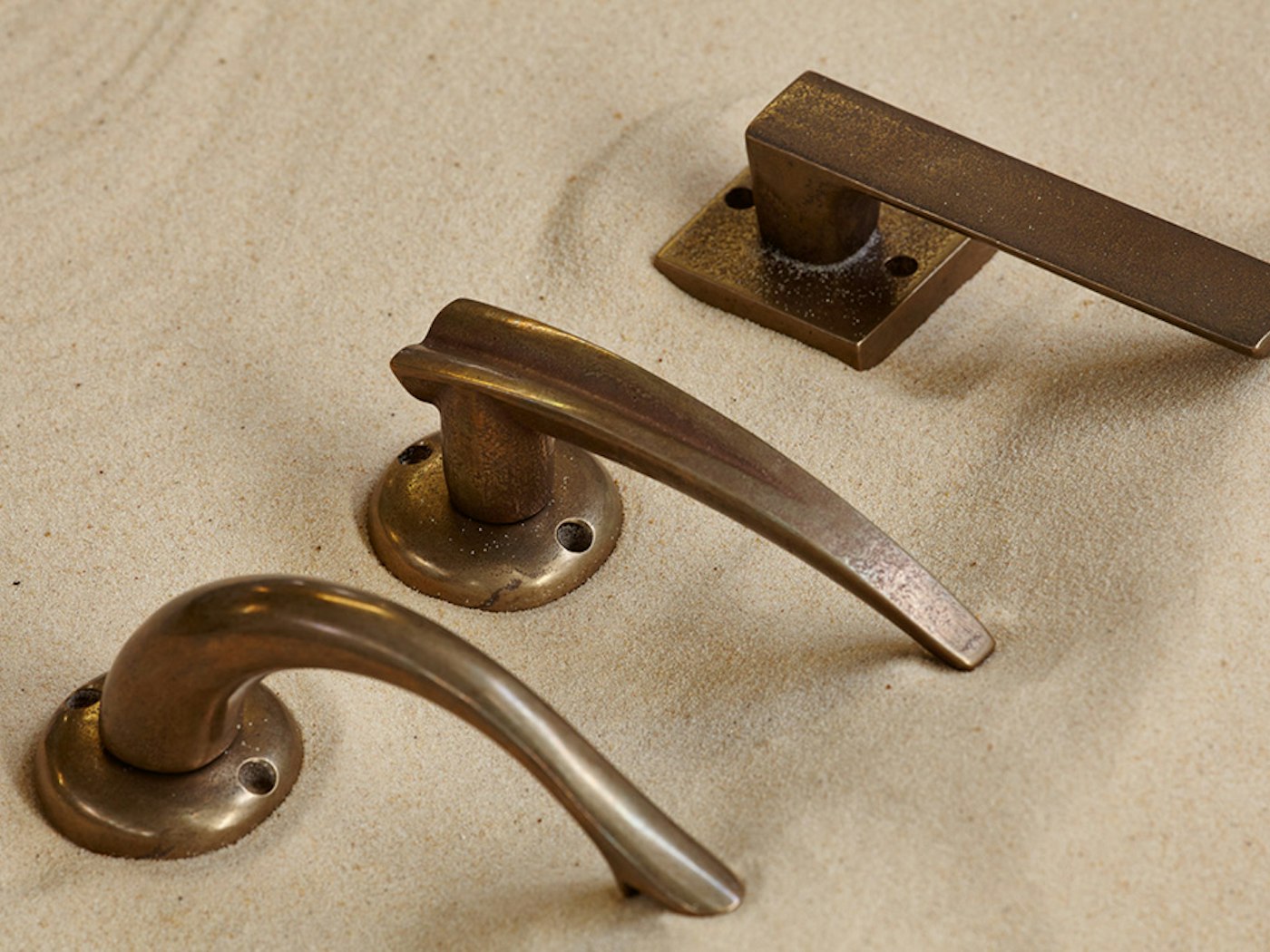 bronze lever handles
