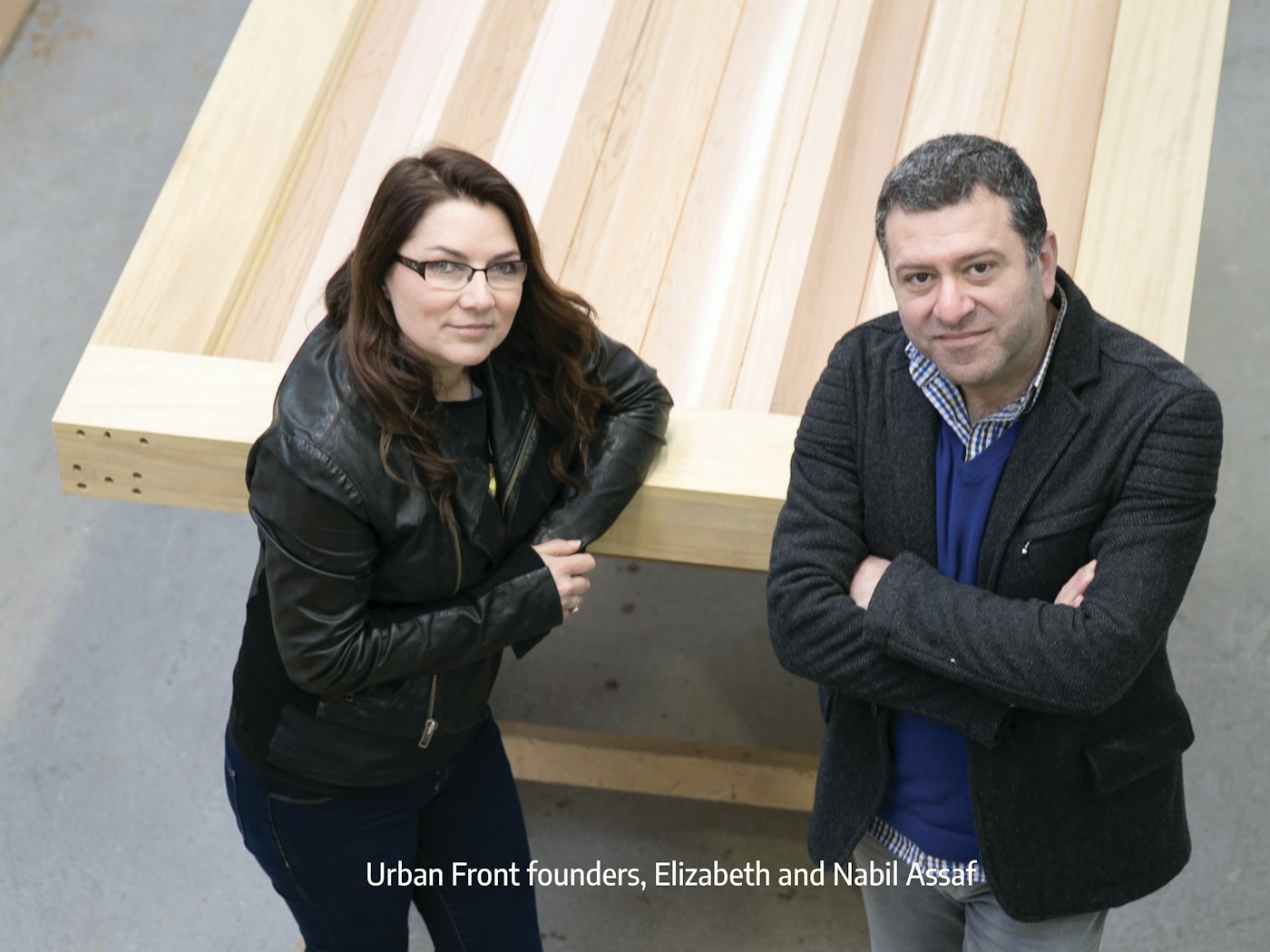 Elizabeth and nabil urban front founders