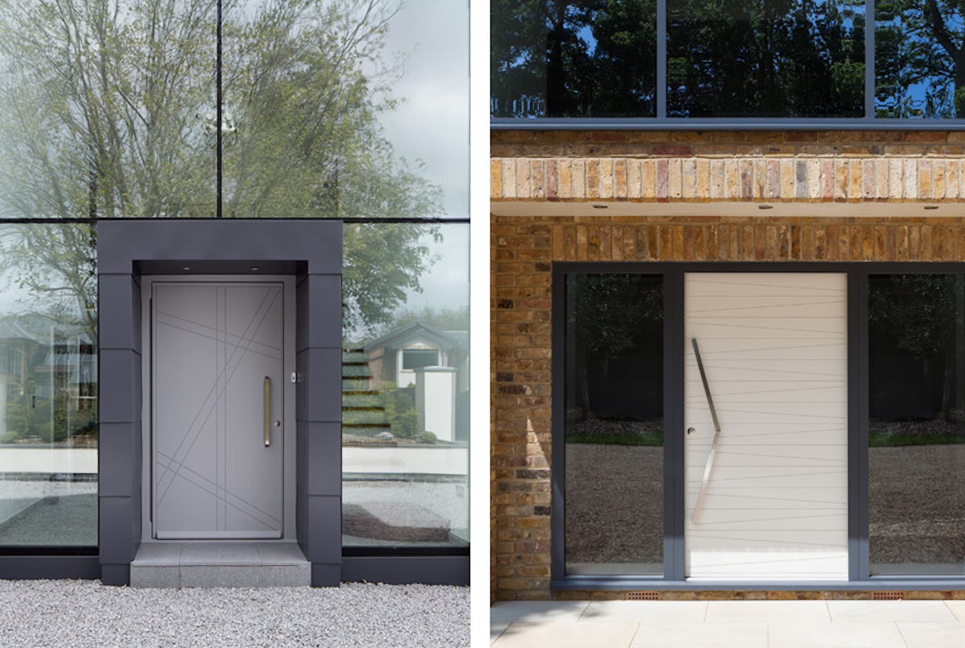 Go a few shades lighter than your windows or better still a completely different colour