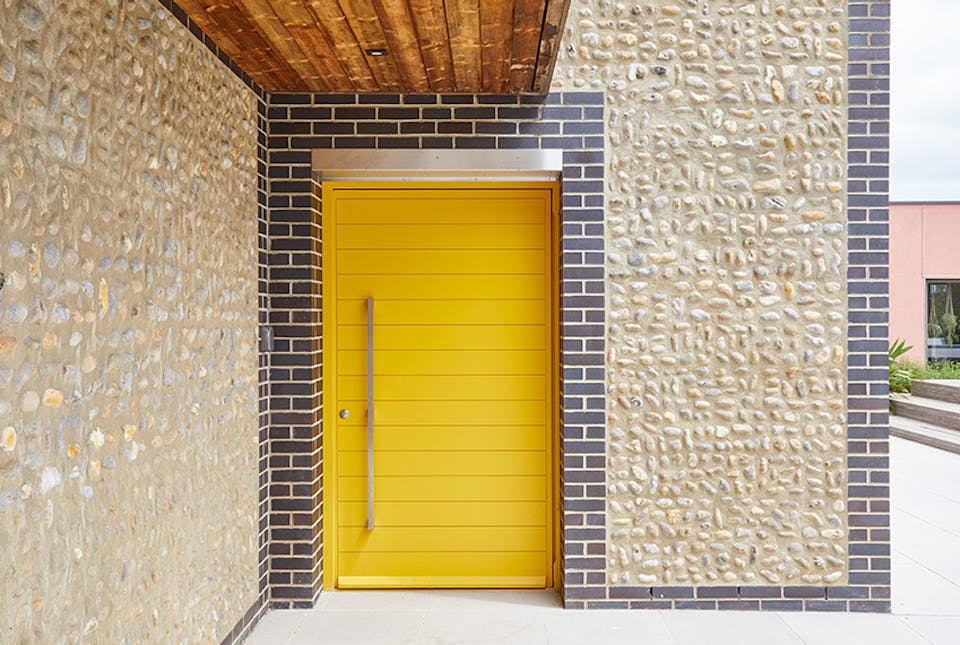 We've always loved a yellow door - this one is famous in Norfolk because it attracts attention