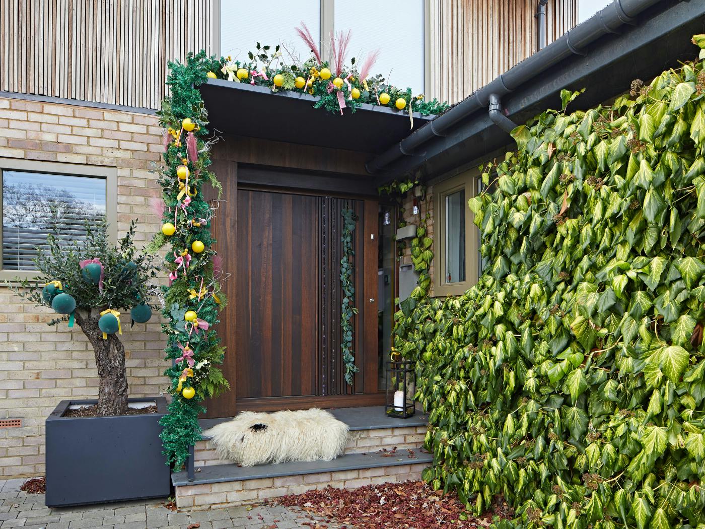 landscape pinks and greens Bari Assaf door