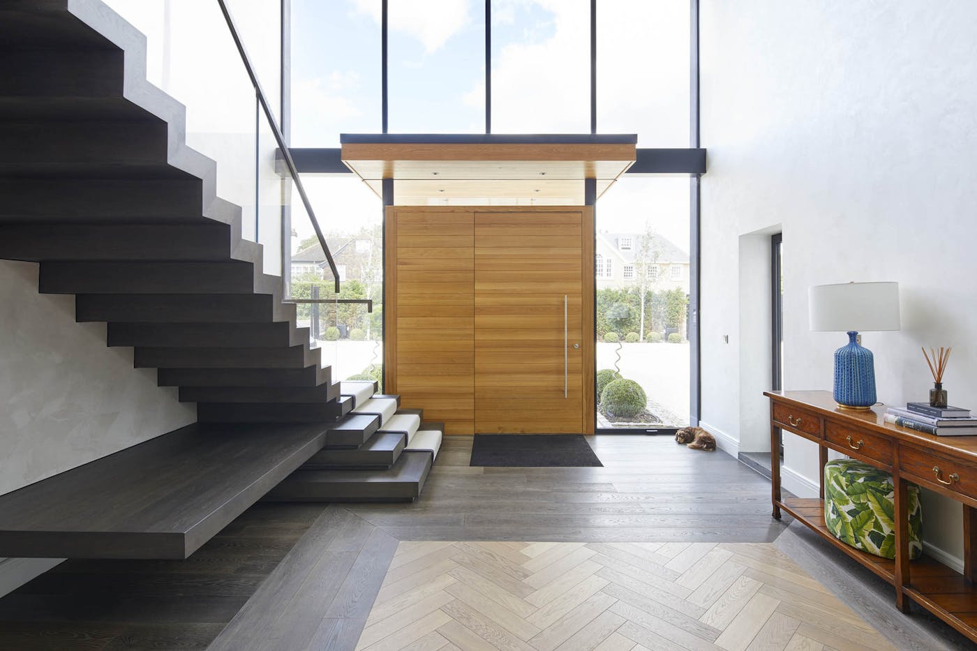 doors hallways oak door glass