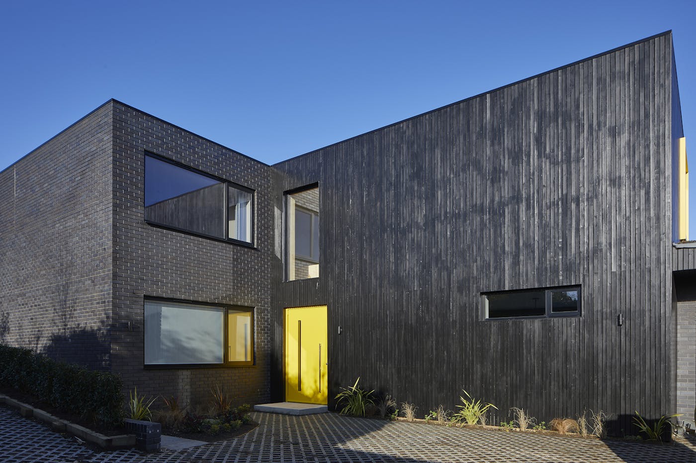 Would you guess what was inside from the exterior? The yellow door makes additional impact here.