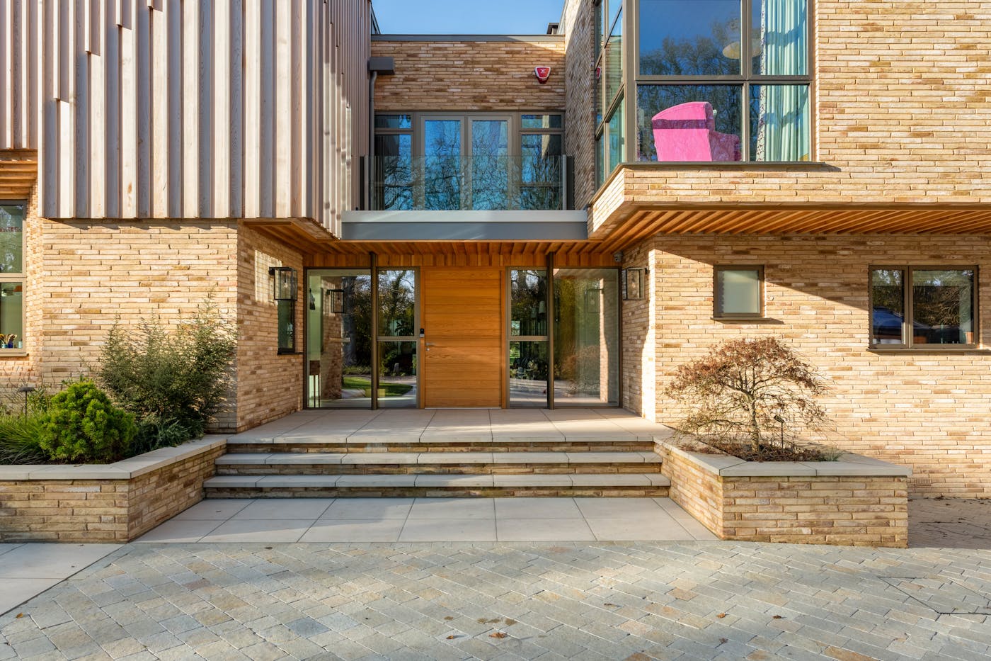 Glazing, texture and materials combine with great effect 