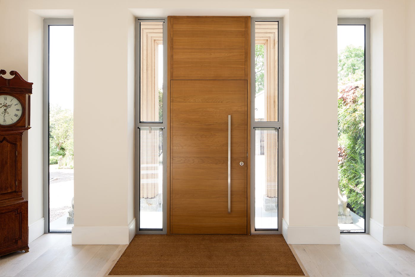 Urban Front doors can be fitted into any architectural glazing or glass walling