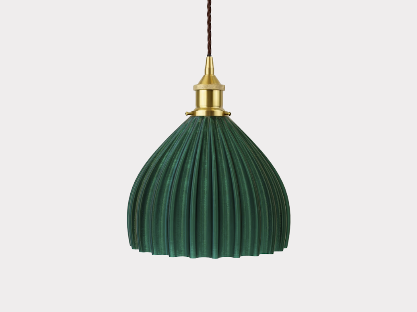 This shell-shaped pendant light is available for £295.  