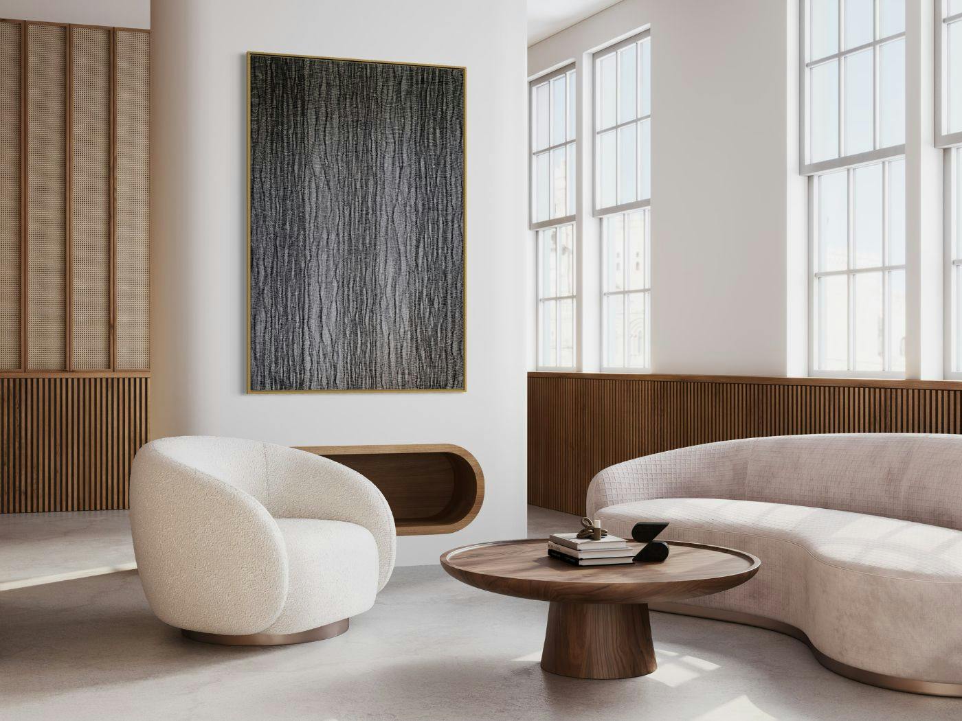 3 Room with curves landscape