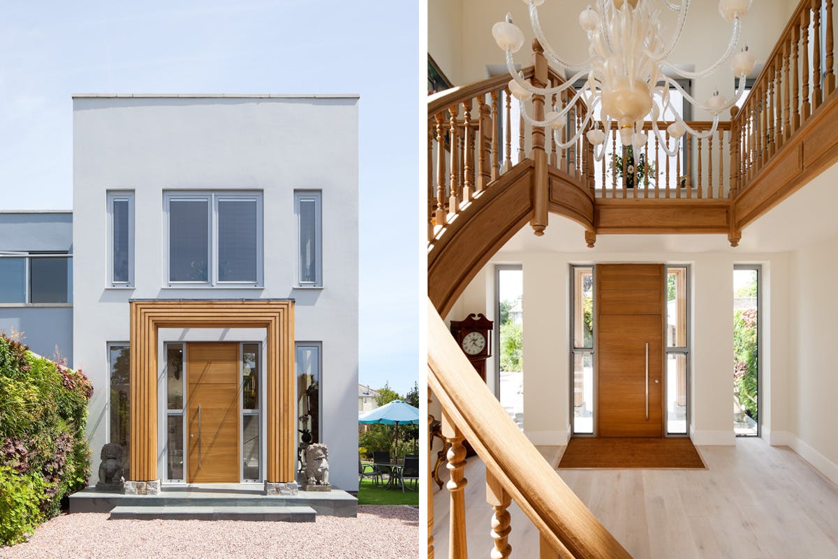 How to choose a front door for a rendered house Urban Front