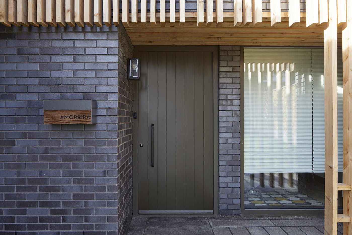 While many people are drawn to woods' natural grain and finish, there are lots of ways to personalise, like a custom painted wood door