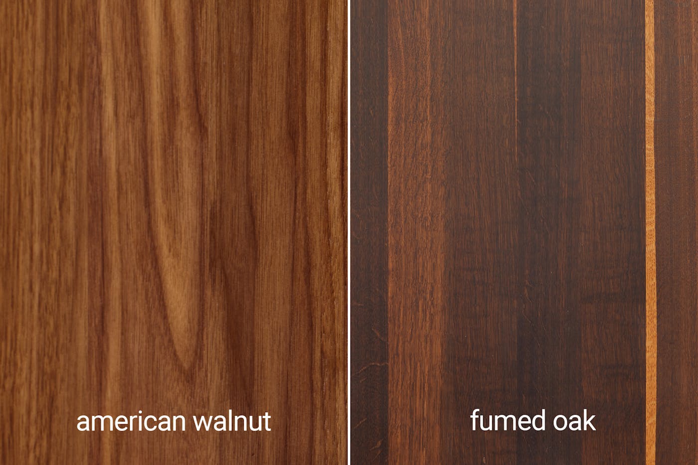 Our sought-after darker hardwoods...