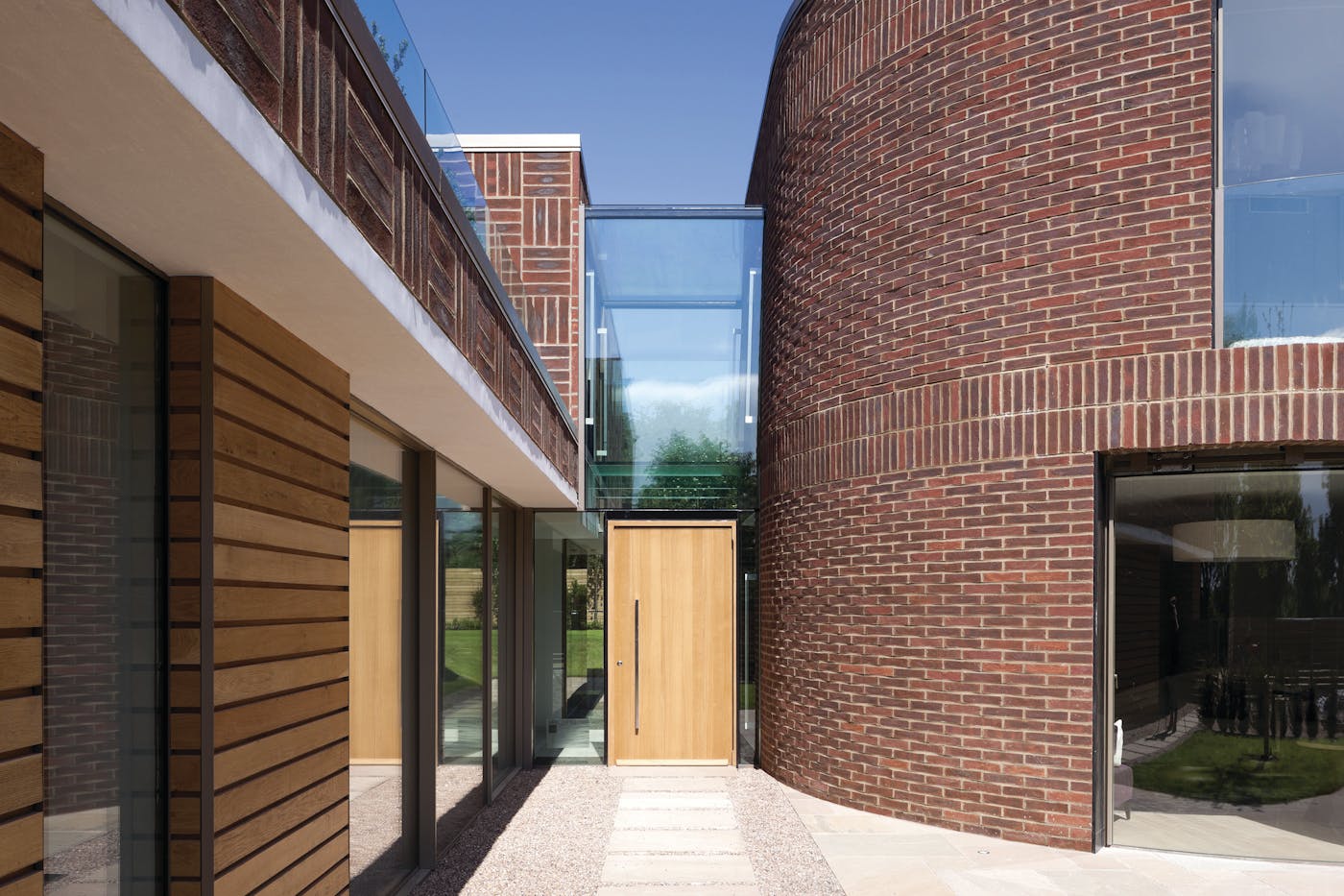 While this more modern build features our simple Raw door in light European oak
