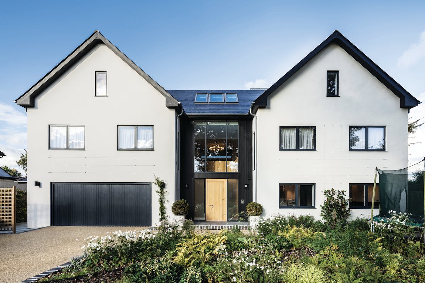 not matching the door can create a stunning frontage