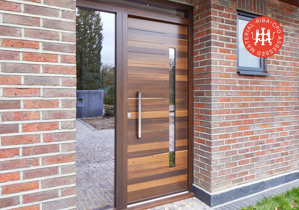 how to choose a door for a brick house urban front