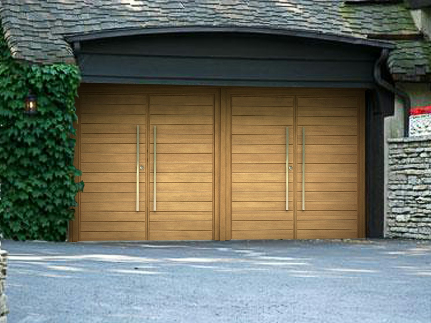 double side hung garage doors