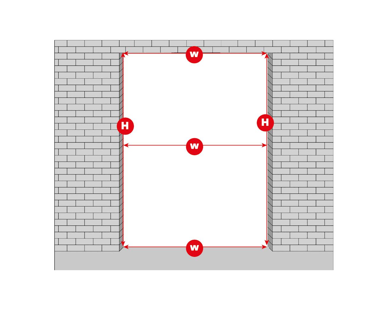 measure your structural opening 3