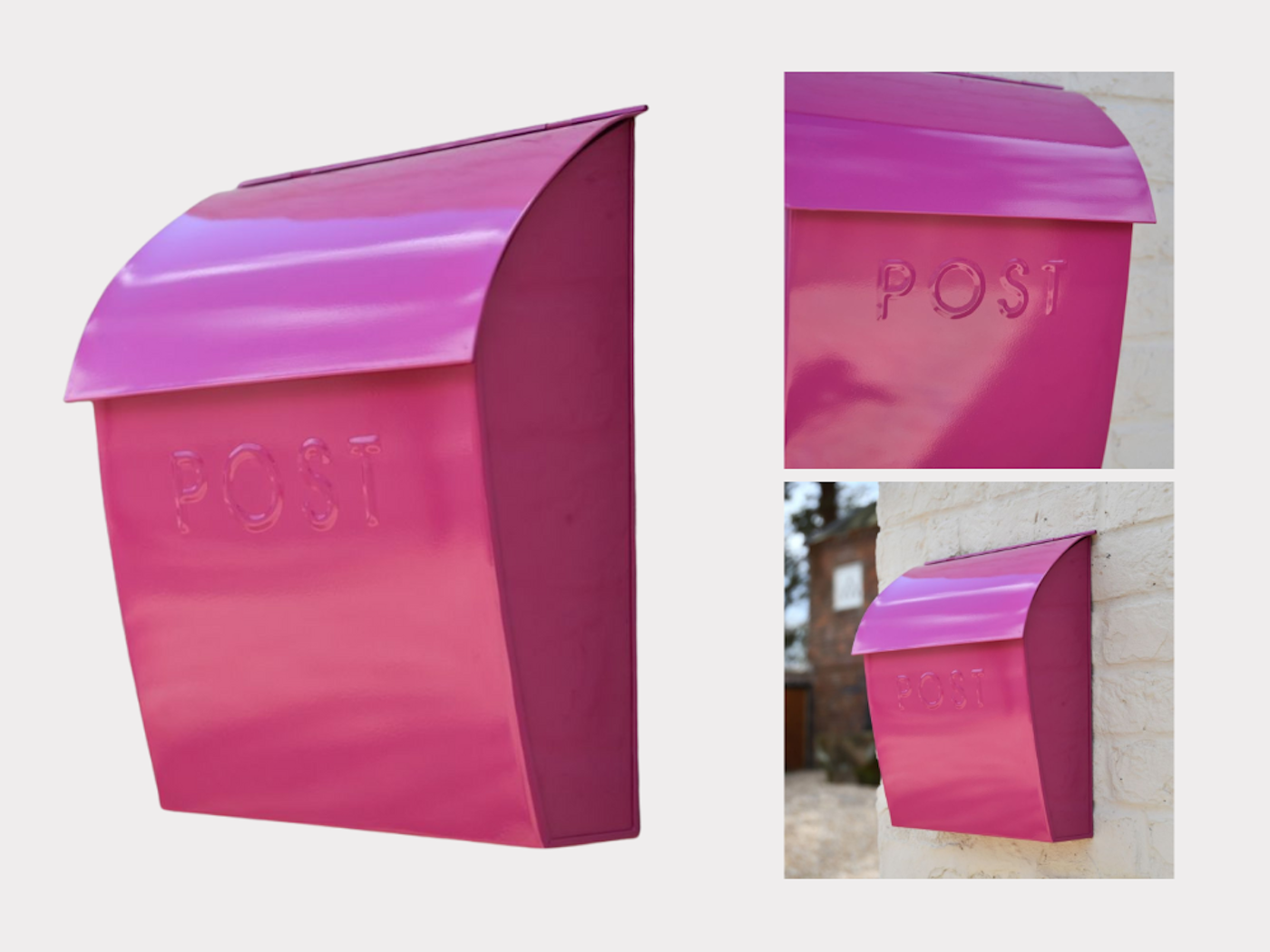 London classic postbox in hot pink | £25
