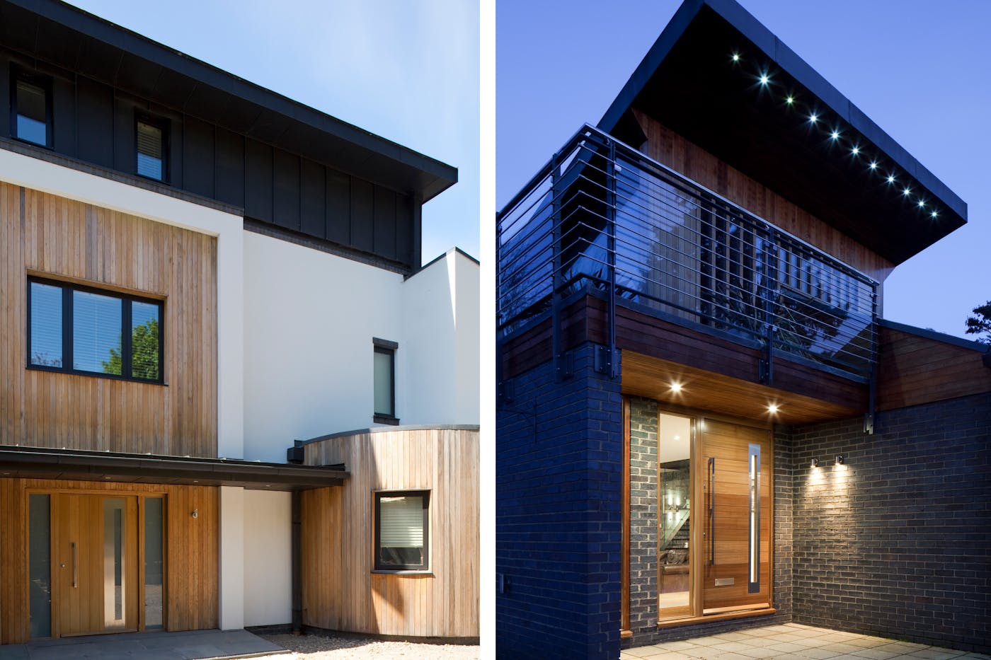 Doors often line up with windows to keep them in proportion