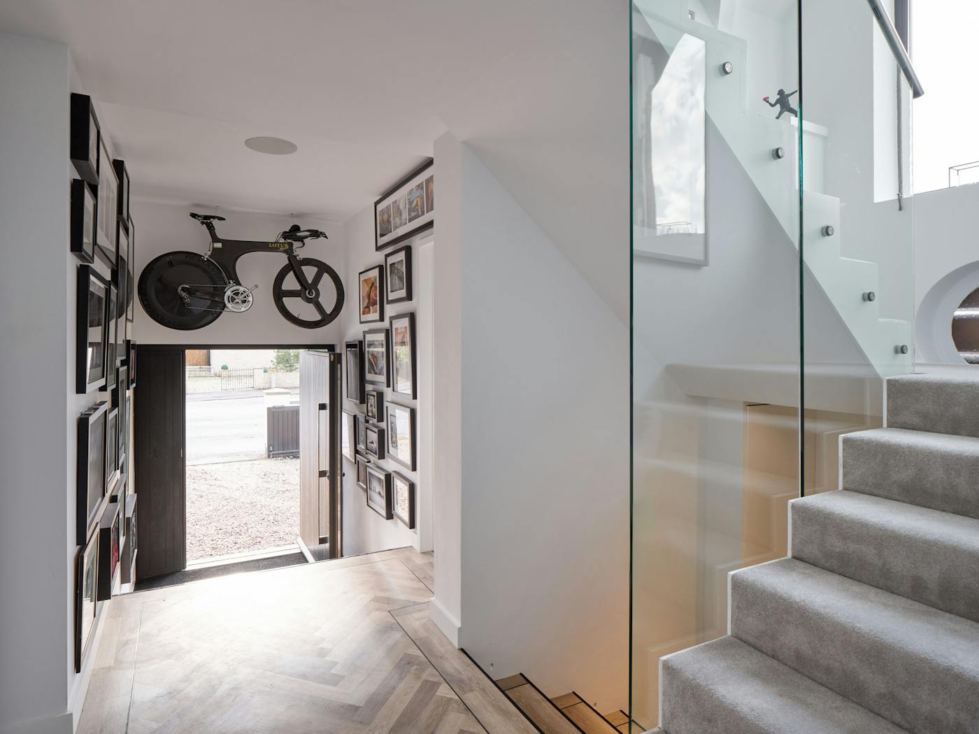 Landscape hall and stairs