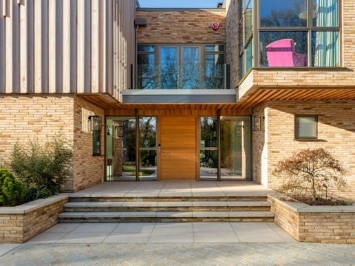 Front of house close up