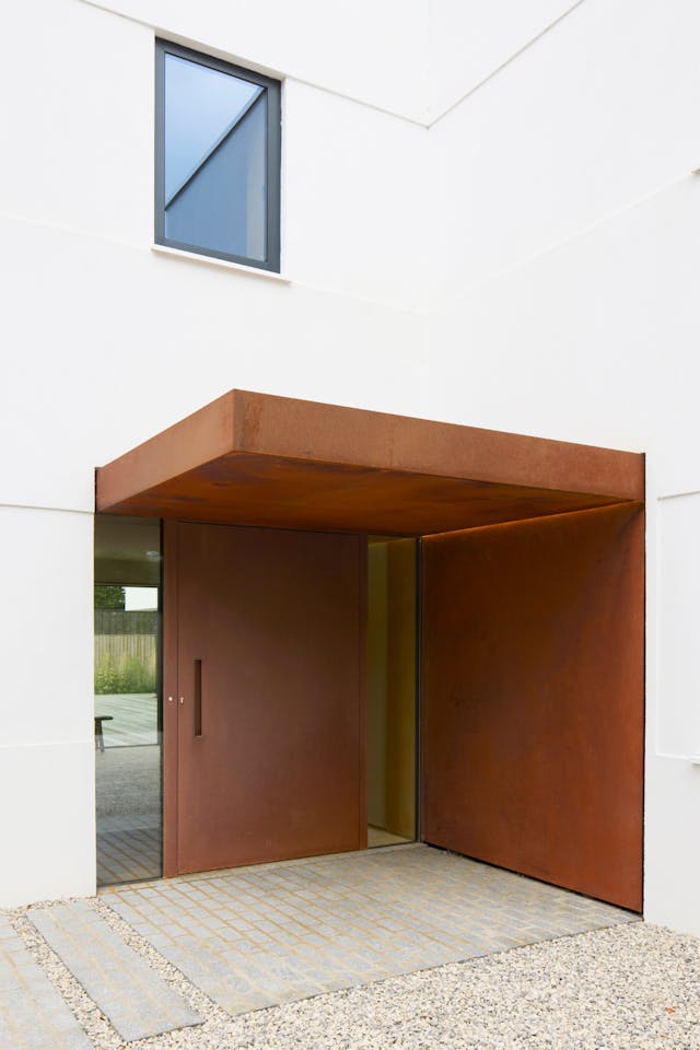 Portrait door during day