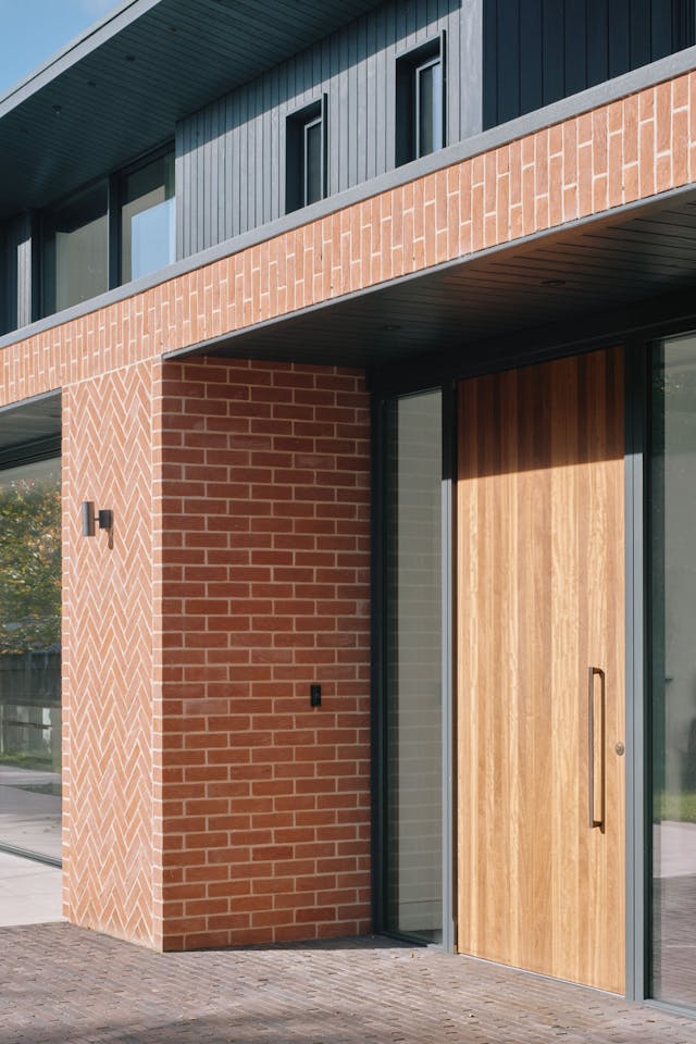 Portrait close up door