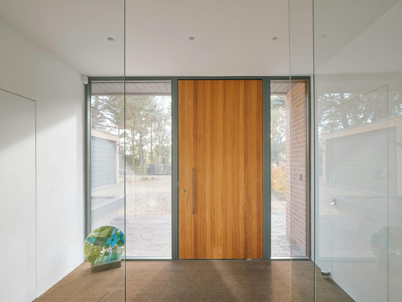 Internal side of front door Sandbox