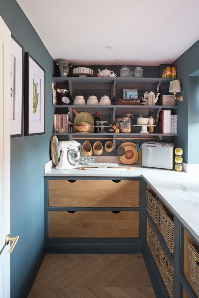 Portrait pantry barn with luna handle