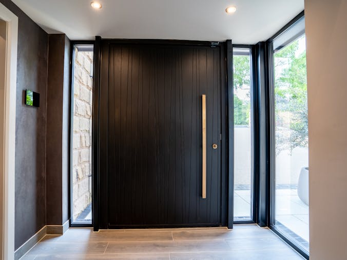 Close up inside of Urban Front door Casamia House