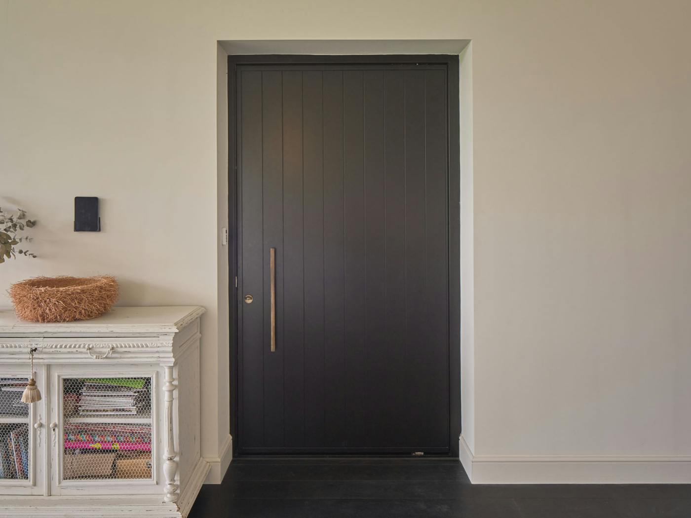 Bronze barn internal side of door