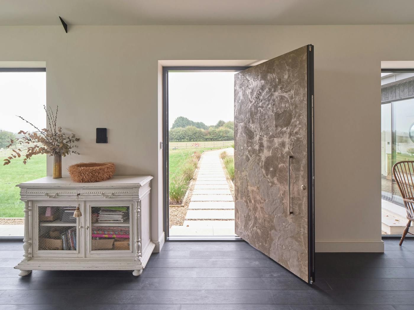 Cuttle Brook Barn door open from inside