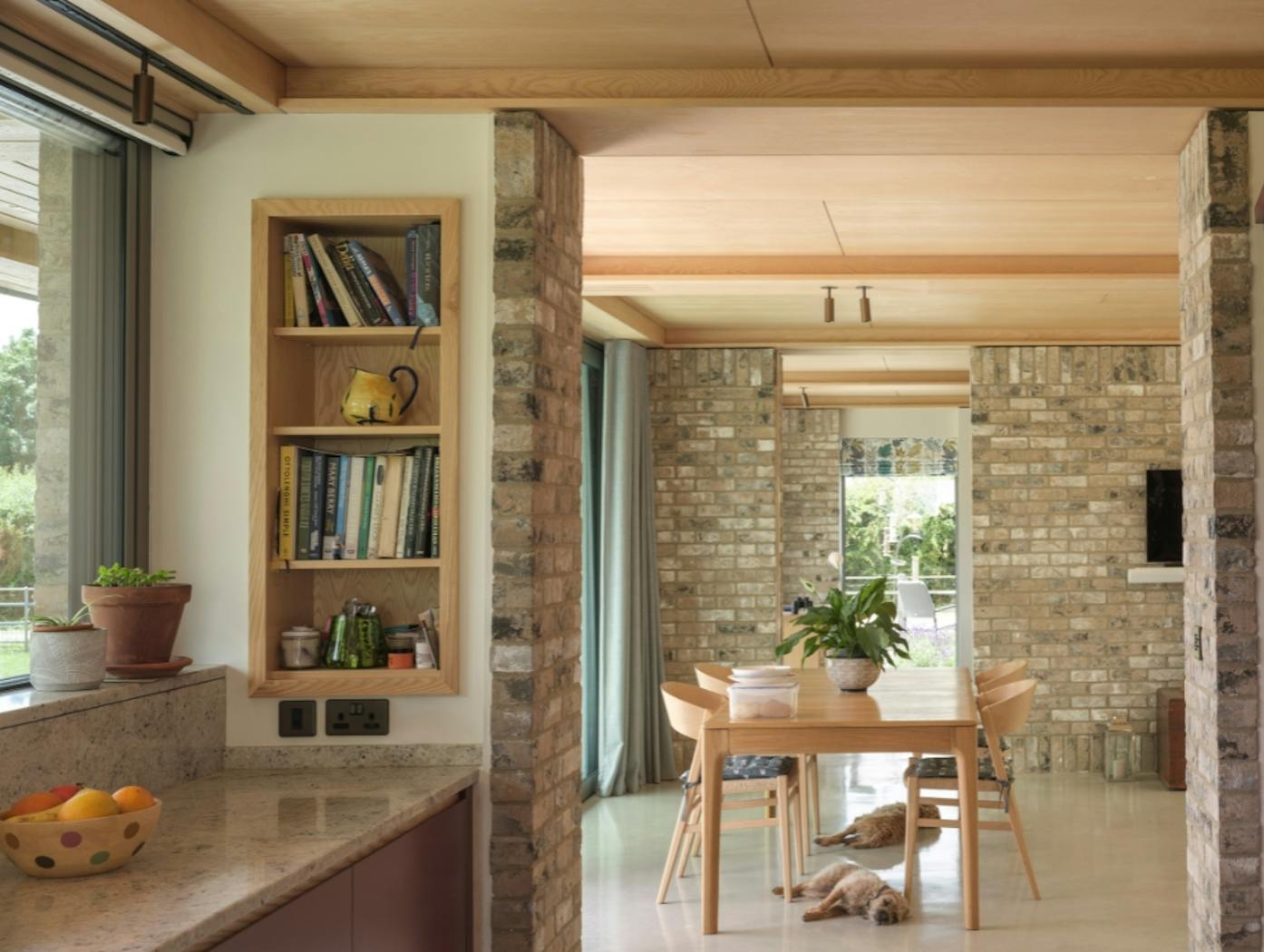Long House Passive Oak Door 6