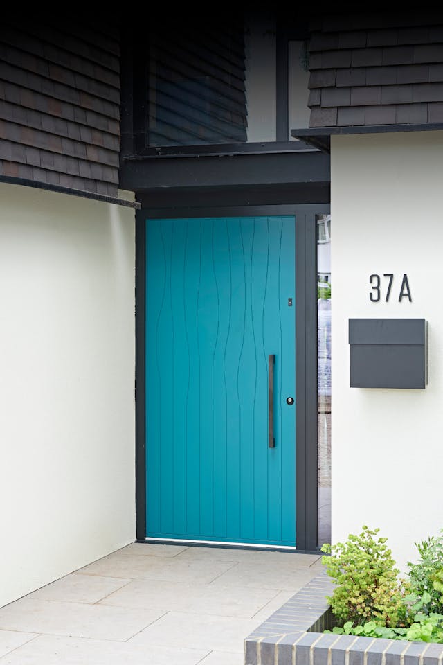 Teal front door Urban front 10