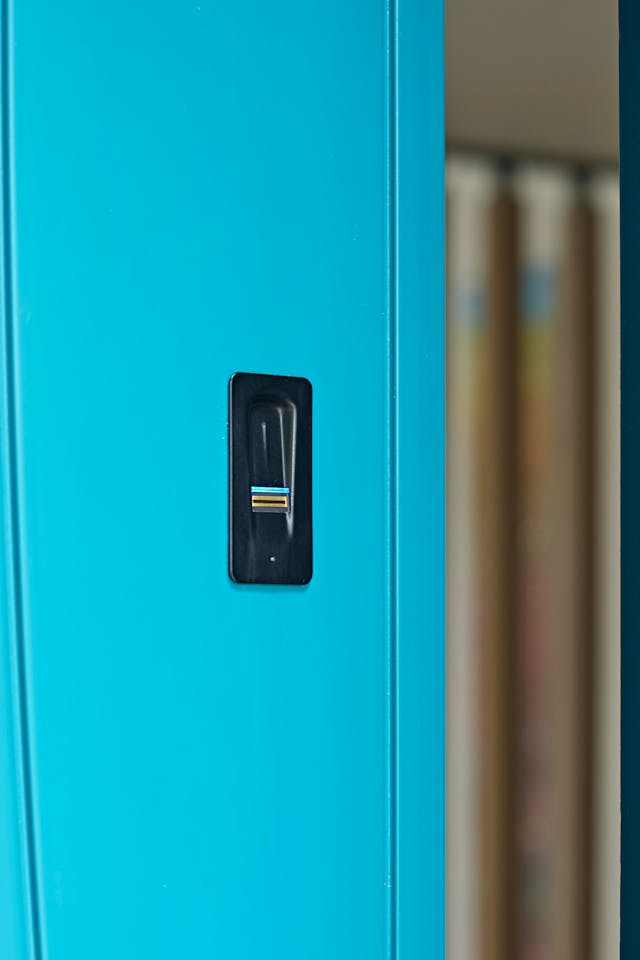 Teal front door Urban front 6