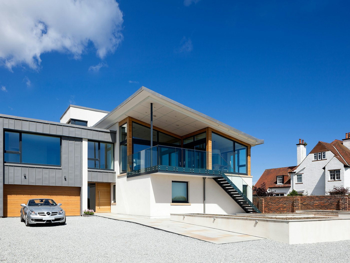 This contemporary house features Urban Front external & internal doors