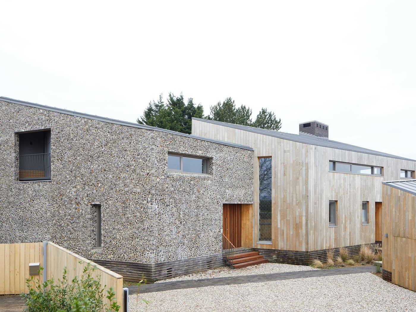 This house uses traditional Norfolk materials 