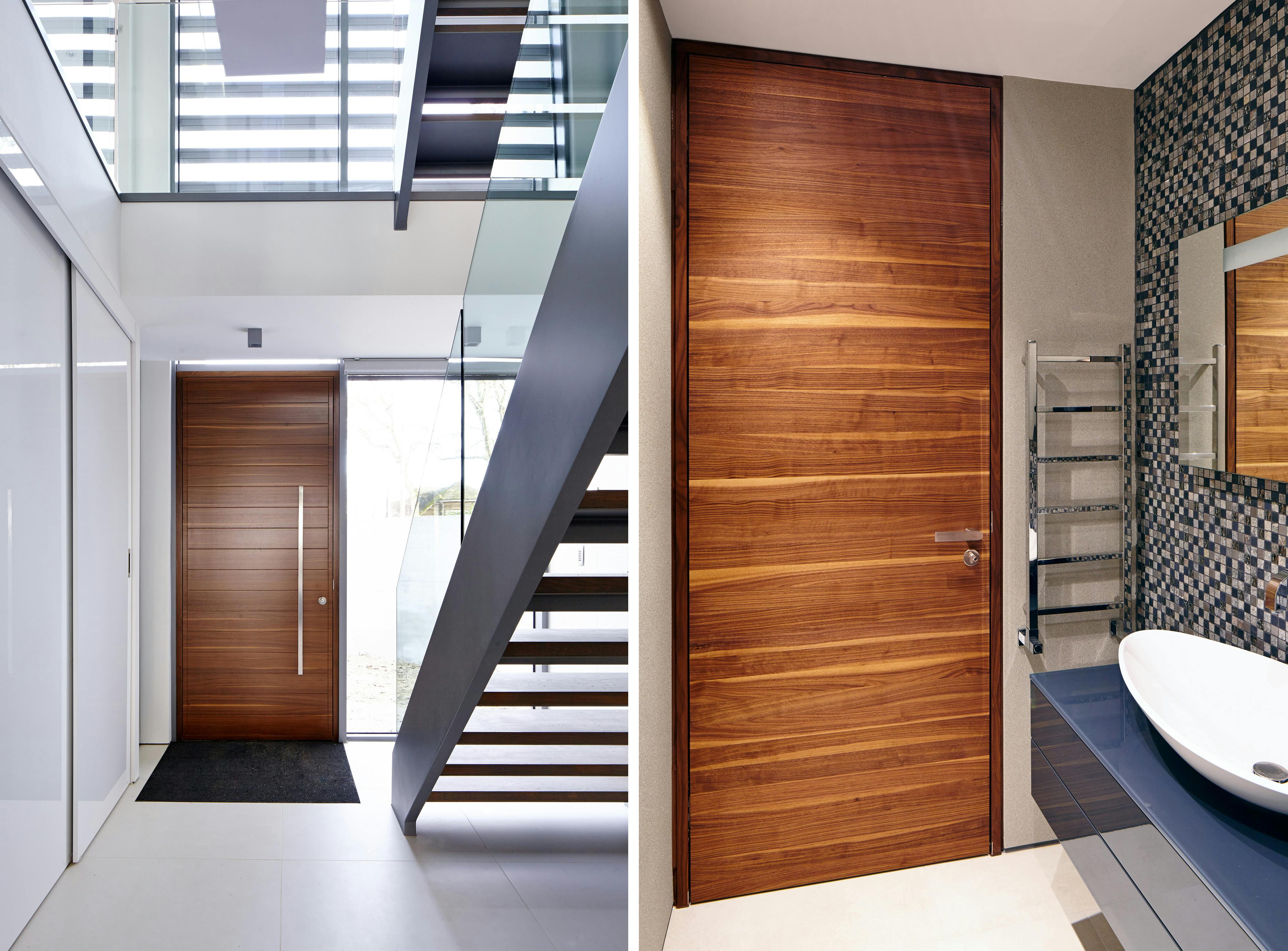 Doors in minimalist houses Urban Front