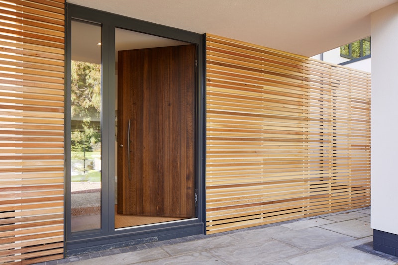 Fumed oak  wood doors  Urban Front 