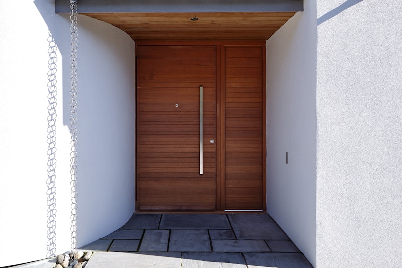 Iroko Wood Doors Urban Front