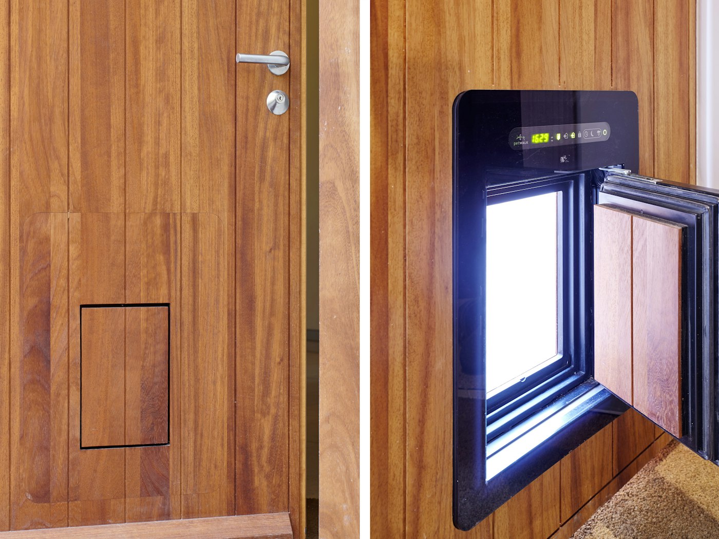 For all animal lovers - this automated pet flap is also passive house certified