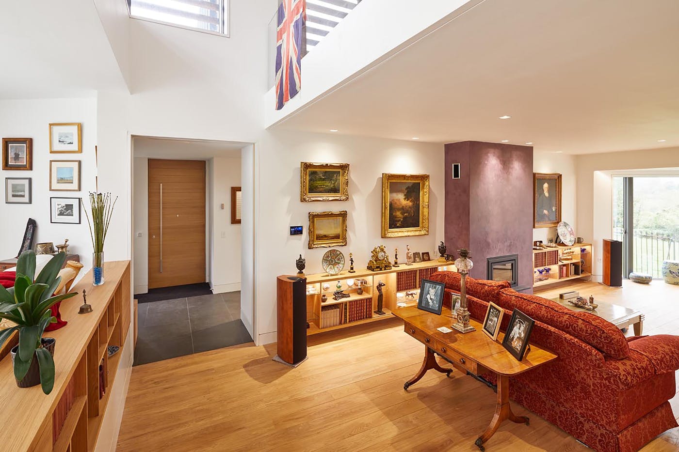 passive house door internal view