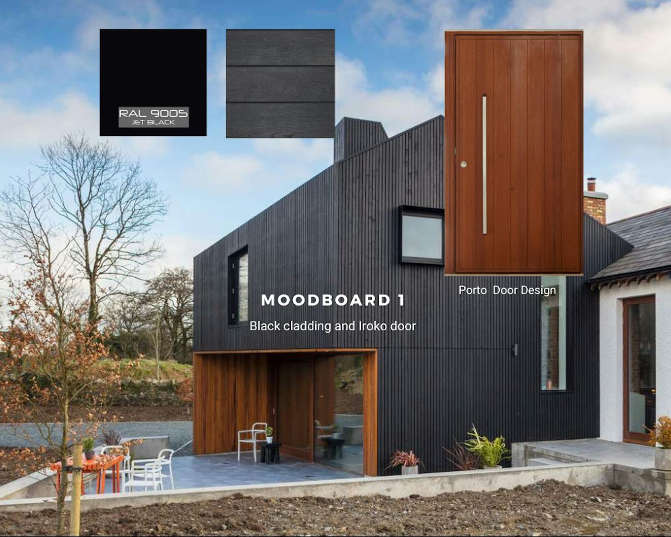 We'll get an idea of all the materials to be used in the frontage so we can suggest ideas