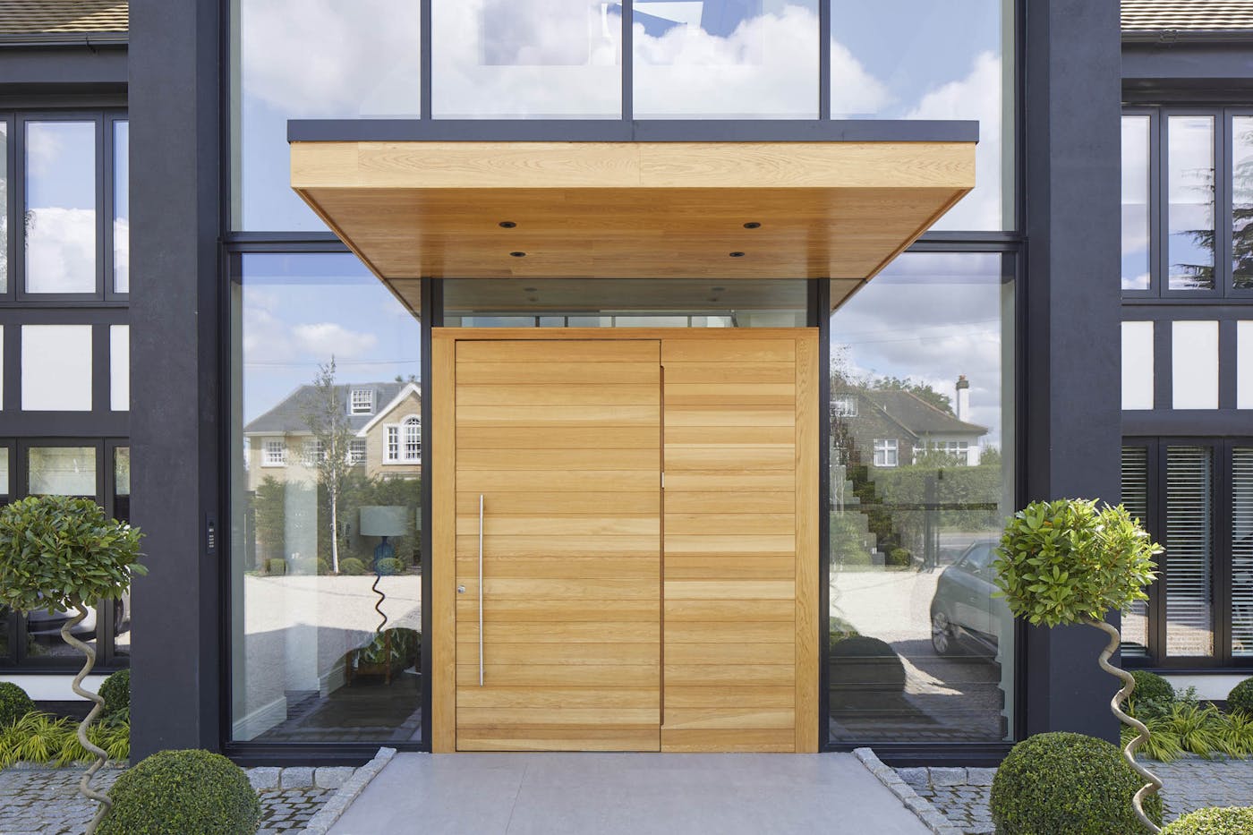 flush door canopy