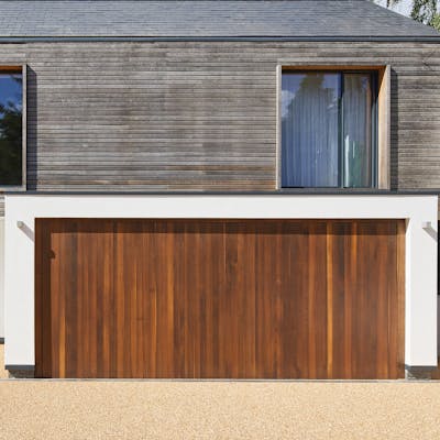 up and over contemporary garage door
