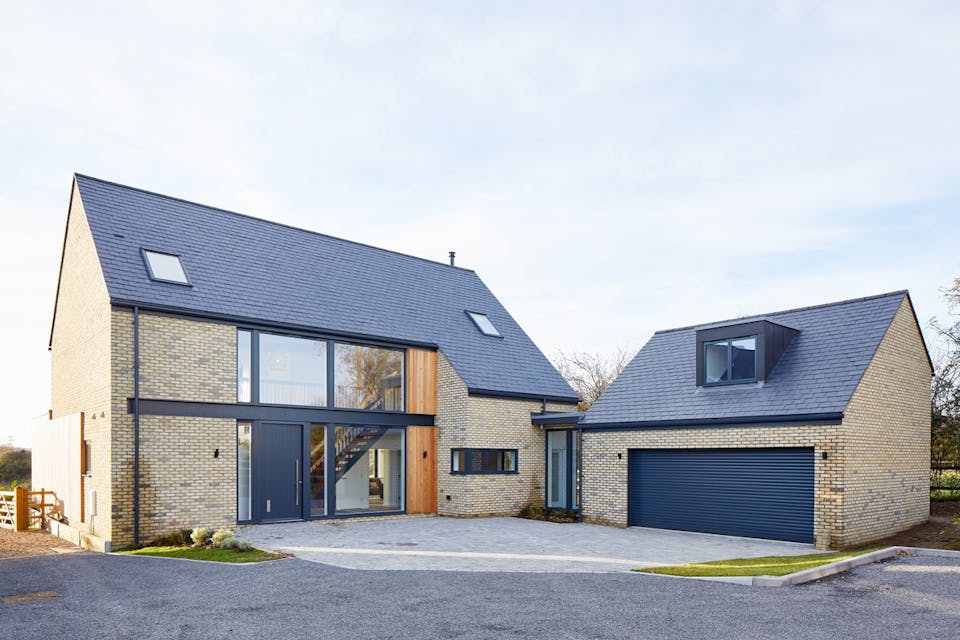 Matching front & garage doors definitely isn't a necessity, but this grey pair are a perfect example of ones that do