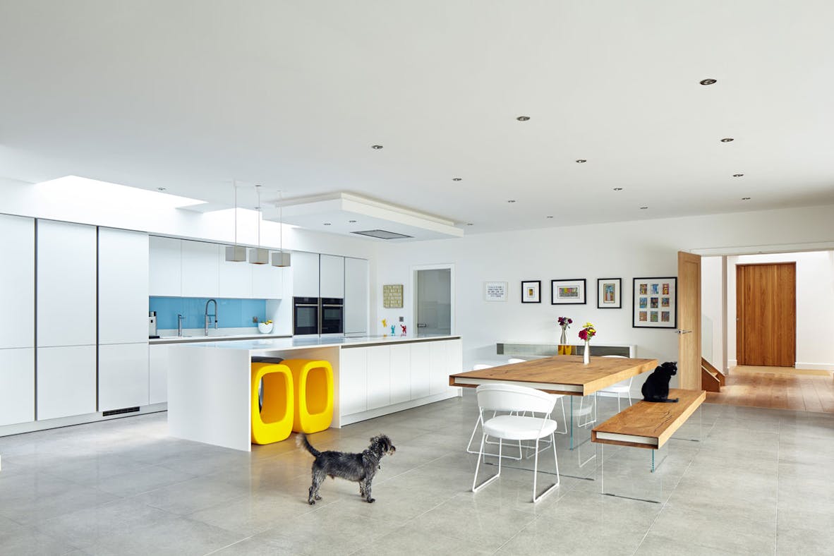 Luxury internal doors made from modern oak