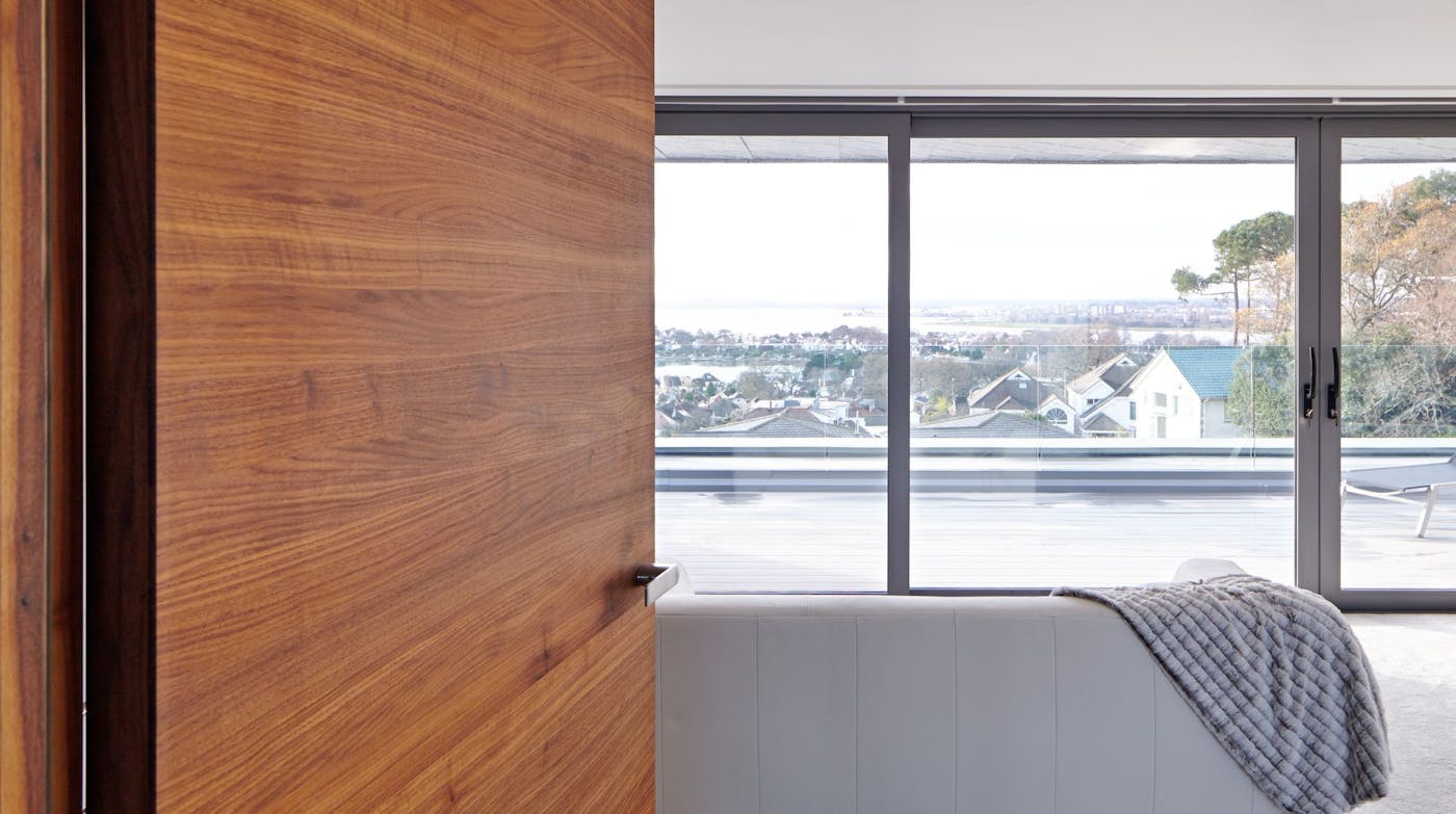 Walnut internal door