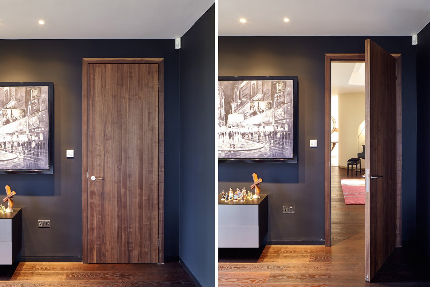 Raw internal door | American black walnut | Urban Front