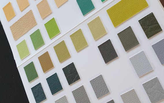 leather swatch steel urbanfront