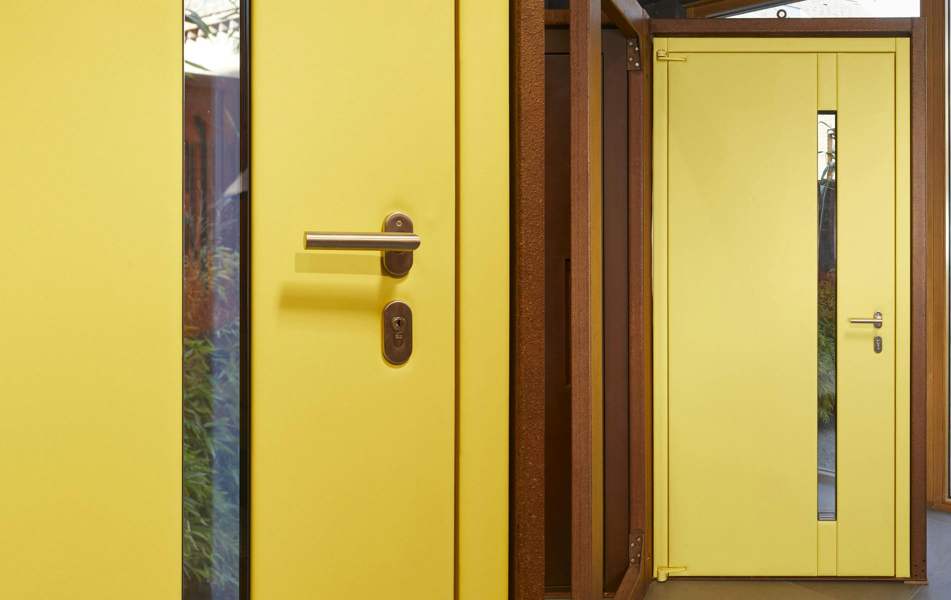 yellow leather interior steel urbanfront