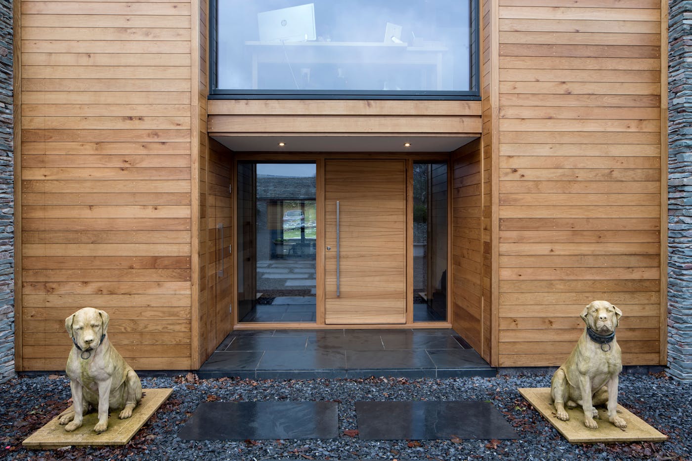 Different front doors garages 3